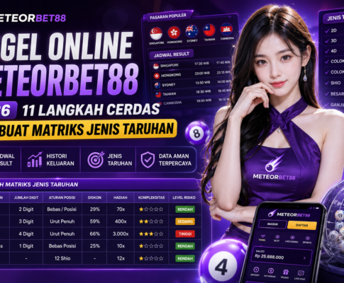 Togel Online Meteorbet88 2026: 11 Langkah Cerdas Membuat Matriks Jenis Taruhan