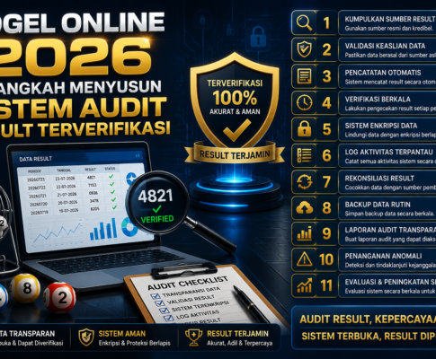 Togel Online 2026: 11 Langkah Menyusun Sistem Audit Result Terverifikasi